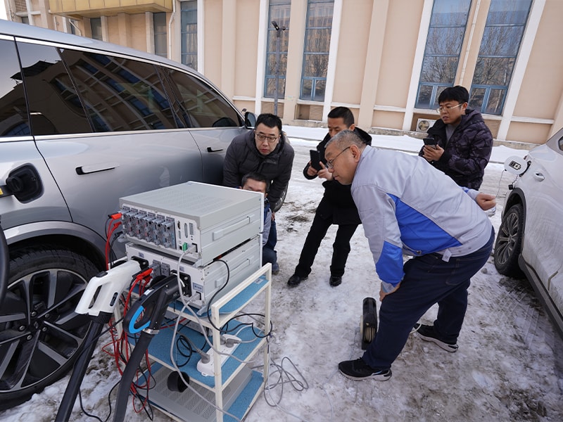 直流充電樁現(xiàn)場(chǎng)測(cè)試